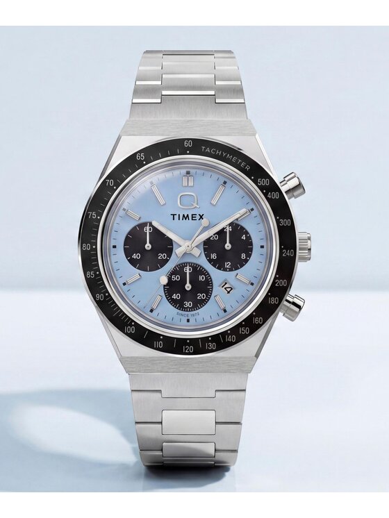 Timex Timex Zegarek TW2Y88600 Srebrny