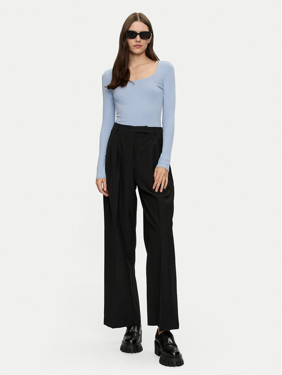Brave Soul Brave Soul Pantaloni di tessuto LTRW-272NAOMIBLK Nero Regular Fit