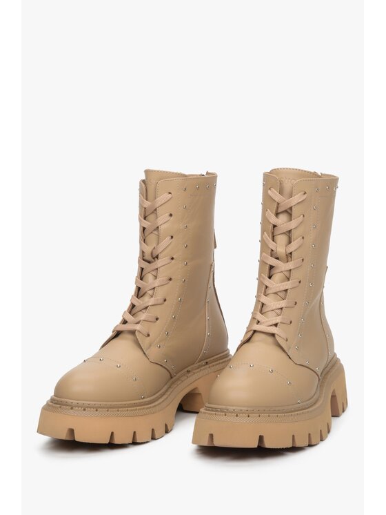 Estro Estro Stivaletti ER00114047 Beige