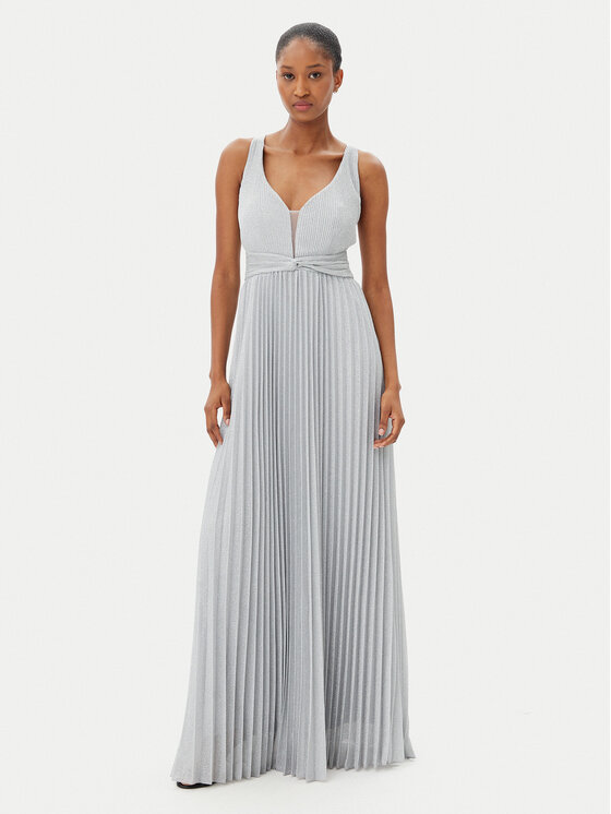 Artigli Artigli Abendkleid ACAB002188 Silberfarben Regular Fit