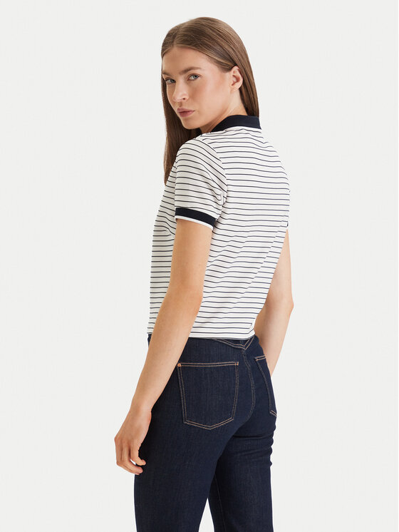 Guess Guess Поло W6GP17 K2946 Білий Regular Fit