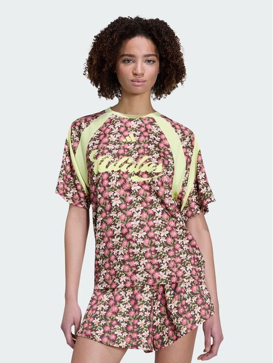 adidas adidas Marškinėliai Adidas X Farm Rio House Of Tiro KR0240 Rožinė Regular Fit
