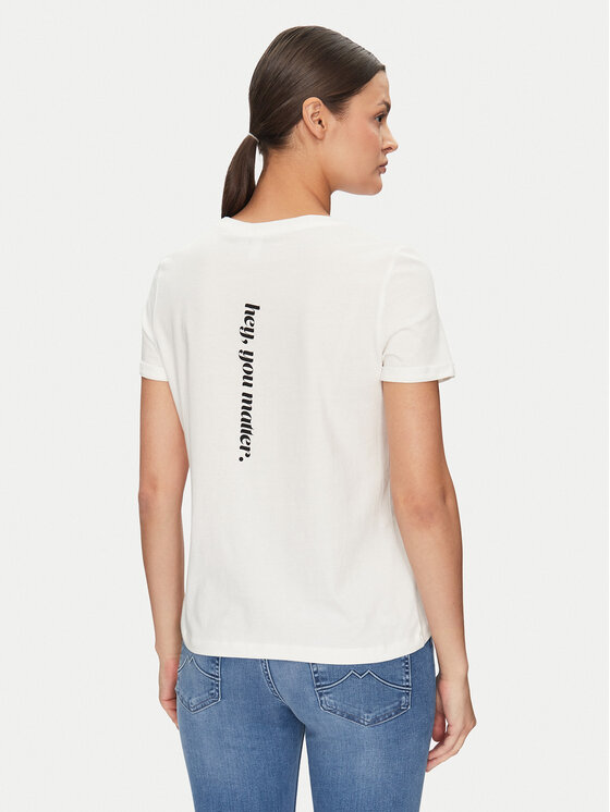 Vero Moda Vero Moda T-shirt Blair 10325914 Bijela Regular Fit