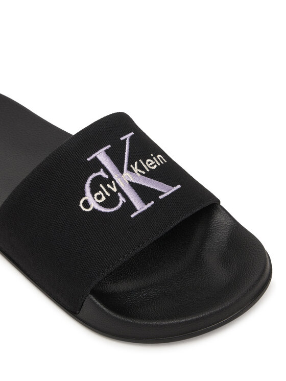 Calvin Klein Calvin Klein Šľapky Ess Slide Cv HW0HW02958 Čierna