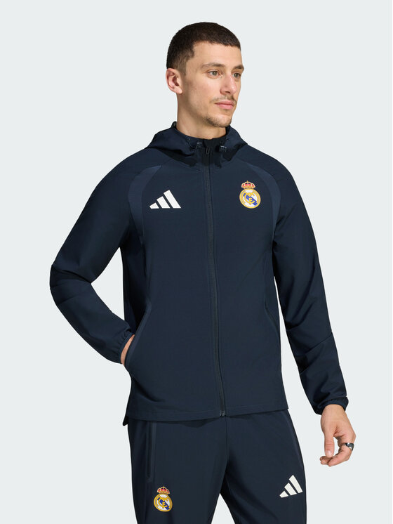 adidas adidas Wiatrówka 171597 Niebieski jasny Slim Fit