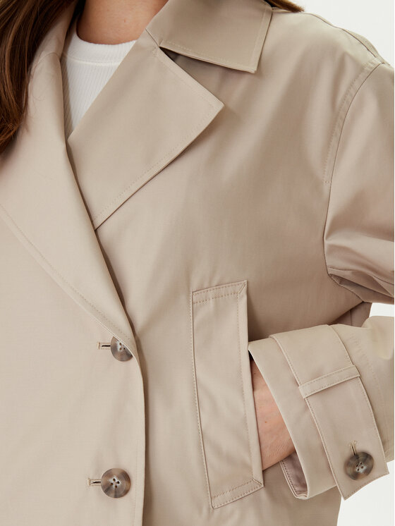 Calvin Klein Calvin Klein Trench LV044B541G Bež Regular Fit