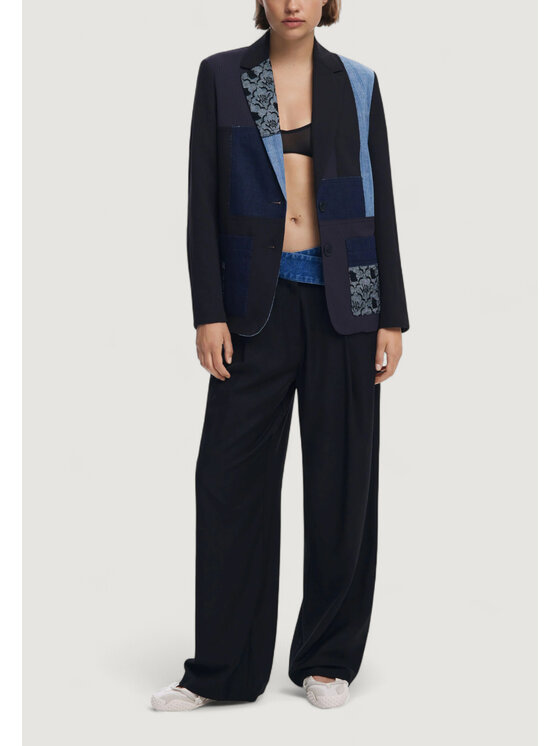 Desigual Desigual Giacca da donna CHAQ_TEXTURES Nero Blazer Fit