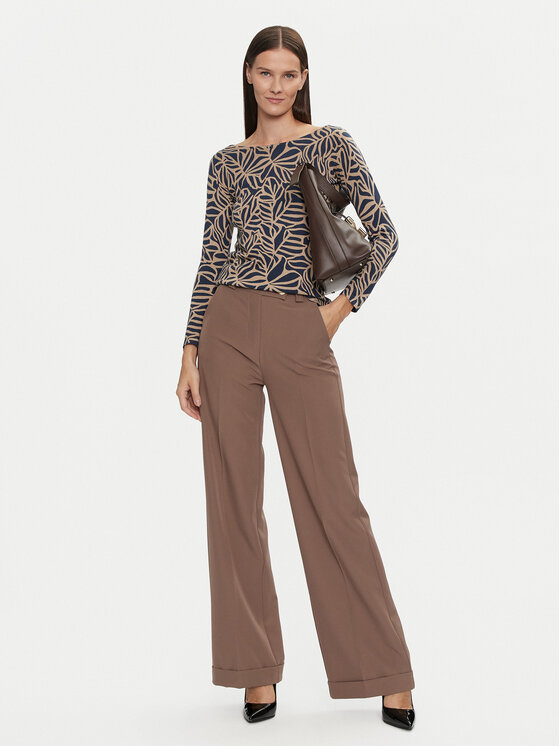 Tatuum Tatuum Блузка Betty 1 T2418.048B Cиній Regular Fit