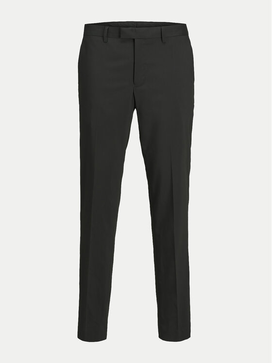 Jack & Jones Jack & Jones Společenské kalhoty Franco 12199893 Černá Super Slim Fit