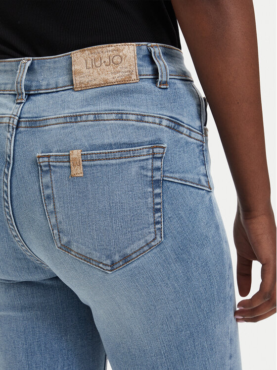 Liu Jo Liu Jo Jeans hlače UA6013 D0318 Modra Slim Fit