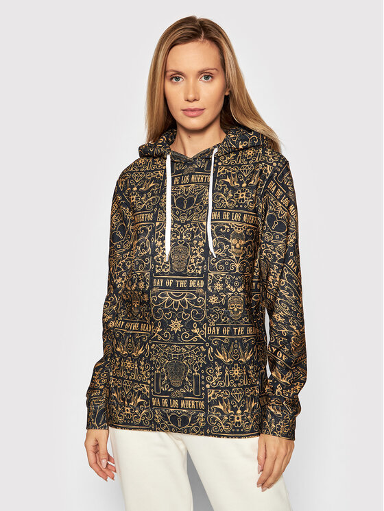 Felpa Unisex Day Of Dead Nero Regular Fit