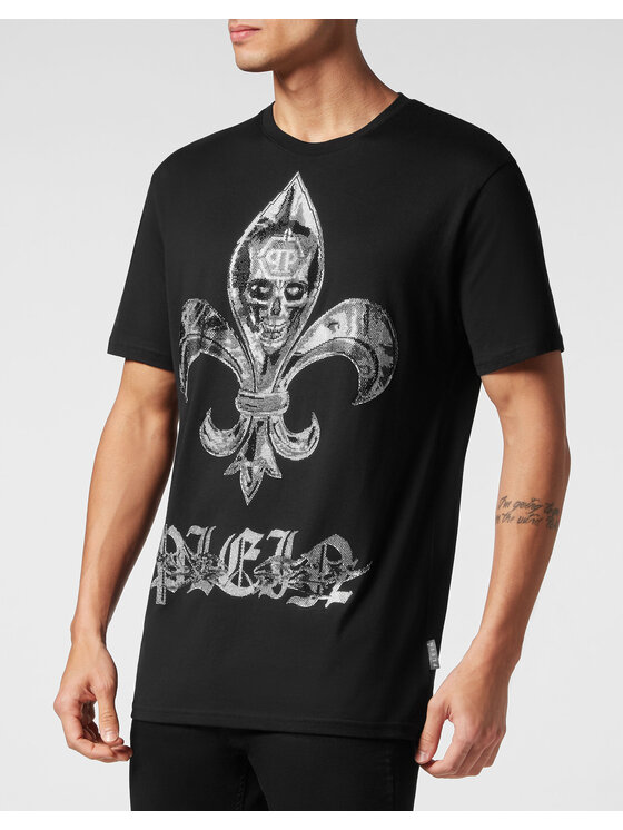 PHILIPP PLEIN PHILIPP PLEIN T-Shirt 22841 Černá Regular Fit