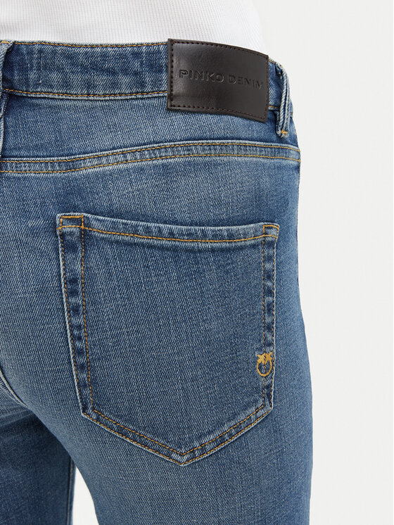 PINKO PINKO Džínsy Britney 103860 Modrá Bootcut Fit