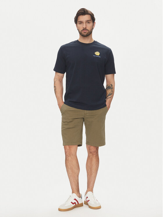Marc O'Polo Marc O'Polo Auduma šorti M23 0384 15000 Haki Regular Fit