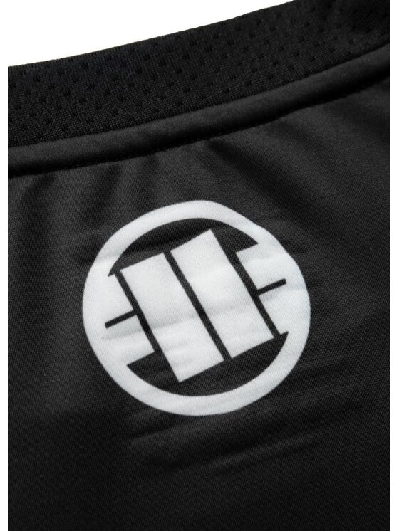 PITBULL PITBULL Koszulka techniczna Longsleeve Rashguard Performance Pro plus Belt S Fioletowy Regular Fit