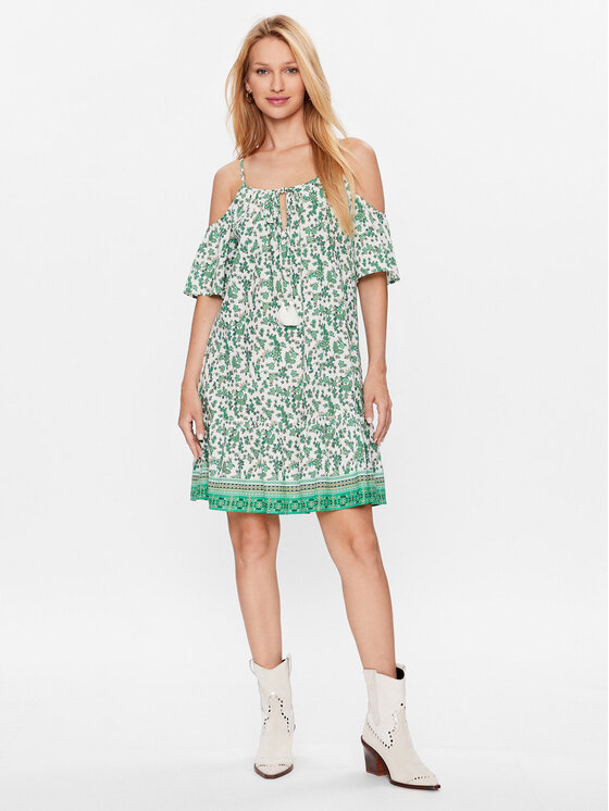 Vero Moda Vero Moda Лятна рокля Milan 10283061 Зелен Relaxed Fit