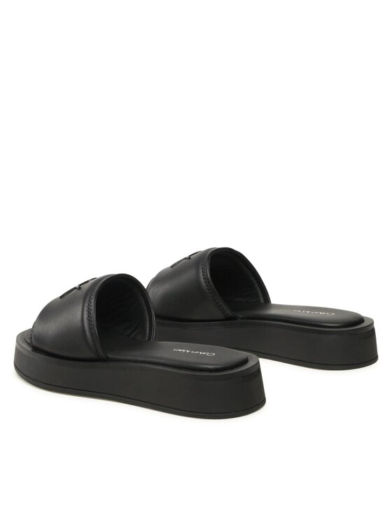 Calvin Klein Calvin Klein Nazouváky Dress Flatform W/Hw HW0HW01487 Černá