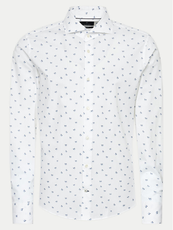 JOOP! JOOP! Marškiniai 144Pai 30041405 Balta Slim Fit