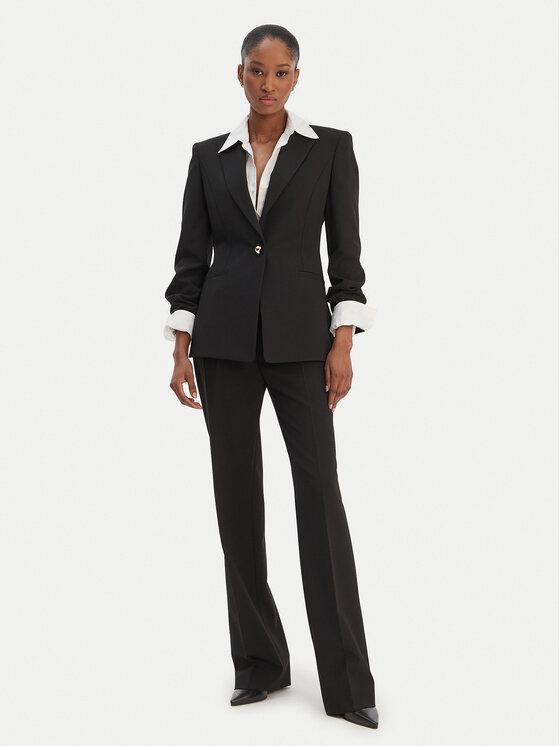 HUGO HUGO Stoffhose Hilayla 50555896 Schwarz Slim Fit