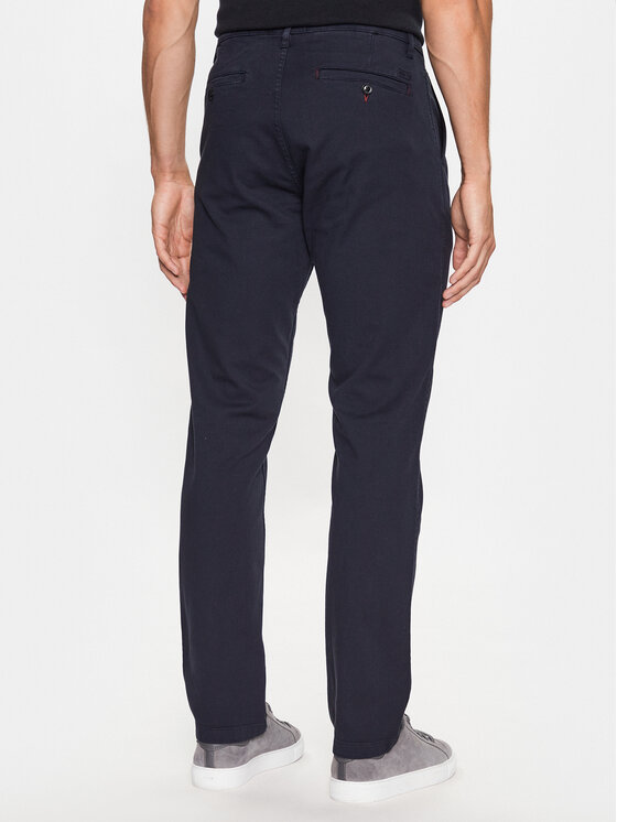 Guess Guess Chino hlače M3YB16 WFIN3 Modra Slim Fit