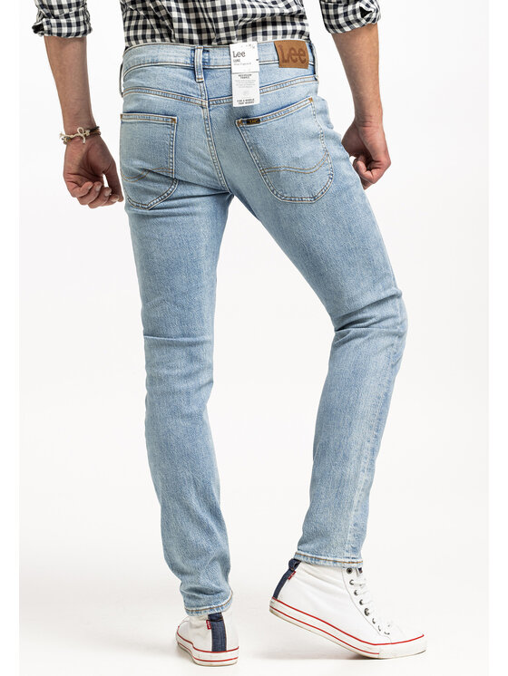 Lee Lee Jeansy LUKE Niebieski Slim Fit