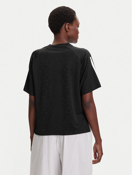 adidas adidas T-shirt Tiro x Common Goal Jacquard JL9212 Crna Loose Fit