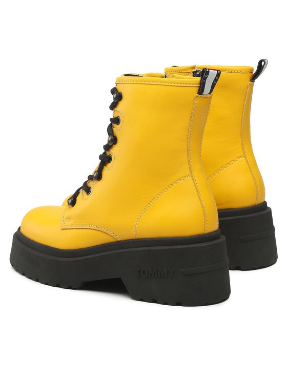 Tommy Jeans Tommy Jeans Botine Lace Up Chunky EN0EN02057 Galben