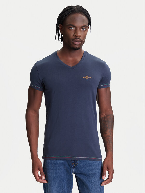 Aeronautica Militare Aeronautica Militare T-shirt AM1UTI004 Tamnoplava Regular Fit