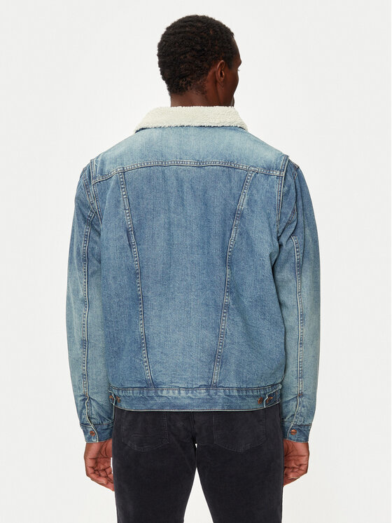 Wrangler Wrangler Farmer kabát 112357271 Kék Regular Fit