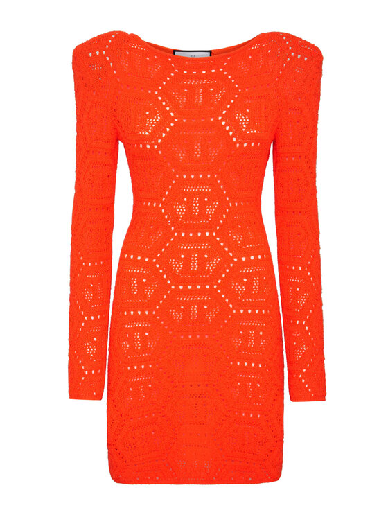 PHILIPP PLEIN PHILIPP PLEIN Vestito di maglia 1997 Arancione