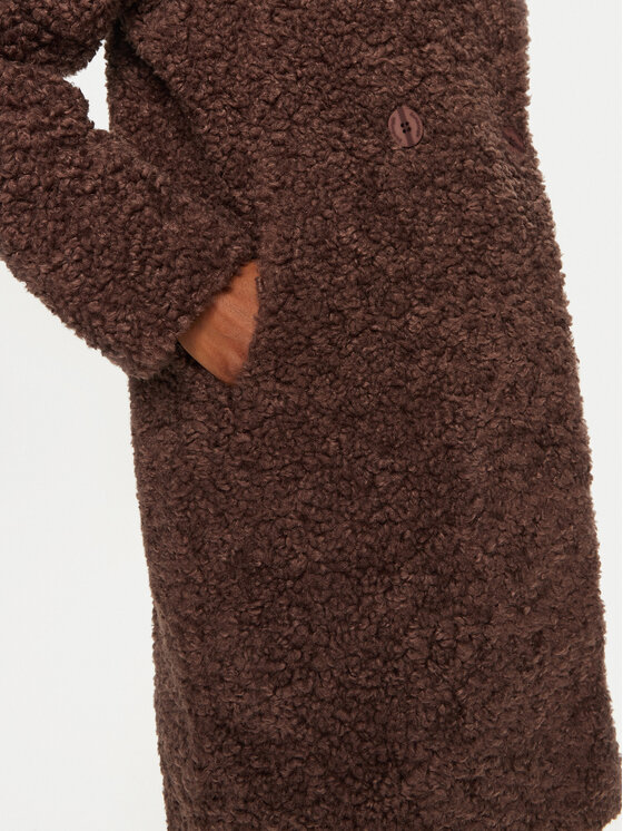 Bomboogie Bomboogie Cappotto in shearling CWFLOUTSFC4 Marrone Regular Fit