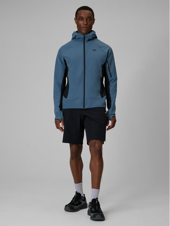 4F 4F Μπουφάν Softshell 4FRSS26TSOFM644-32S Σκούρο μπλε Regular Fit