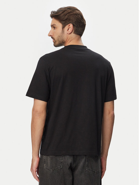 Jack & Jones Jack & Jones T-Shirt Fusion 12294963 Černá Relaxed Fit