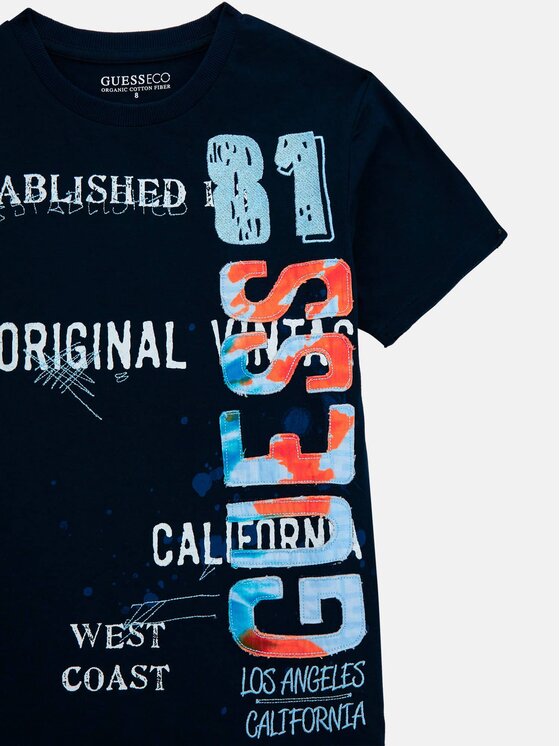 Guess Kids Guess Kids T-shirt 172667 Blu Classic Fit