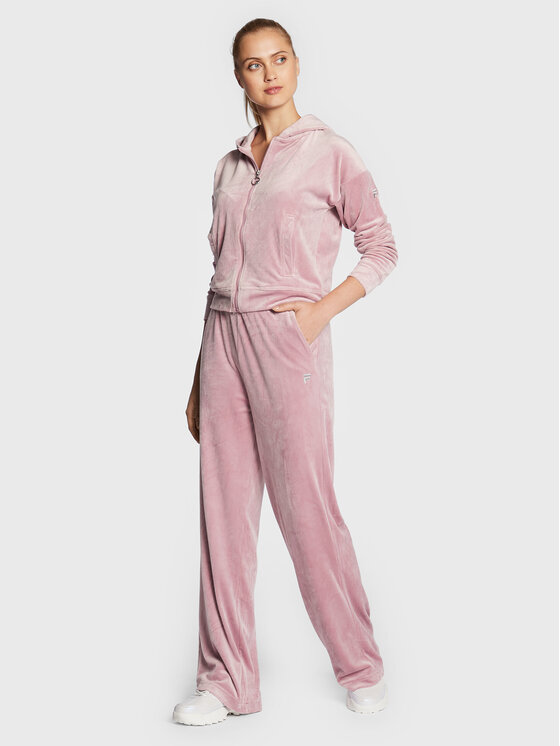 Pantaloni da tuta Clamecy FAW0226 Rosa Relaxed Fit...