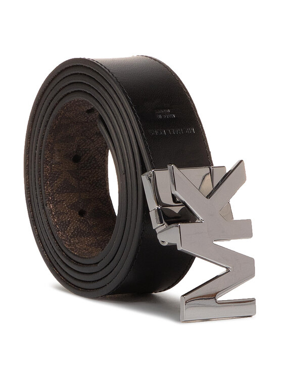 MICHAEL Michael Kors Curea de Damă 34mm Ctfr Mk Buckle Belt 39H9LBLY1U Maro