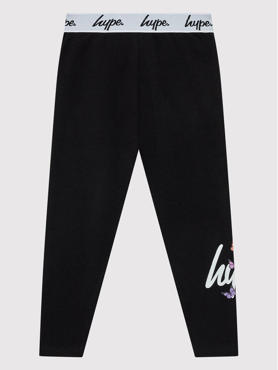 HYPE HYPE Legginsy ZVLR-276 Czarny Slim Fit