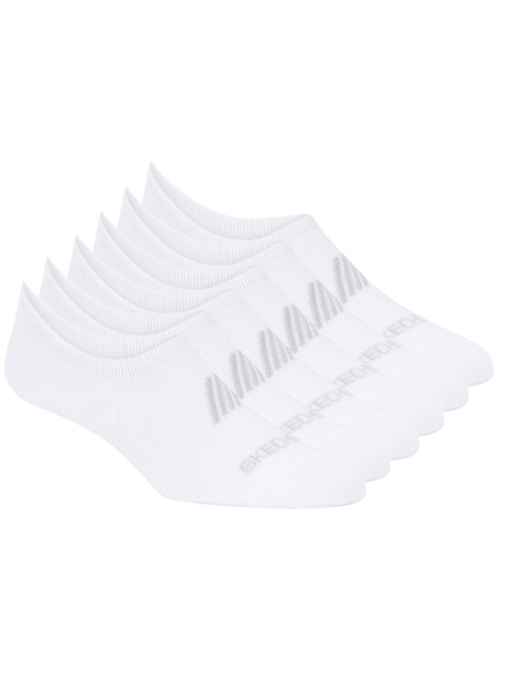 Skechers Skechers Skarpety krótkie S117023-WHT Biały