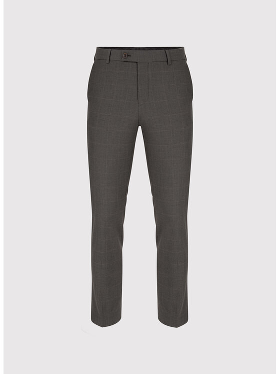 Pako Lorente Pako Lorente Spodnie garniturowe P26WF-6G-009 Szary Slim Fit