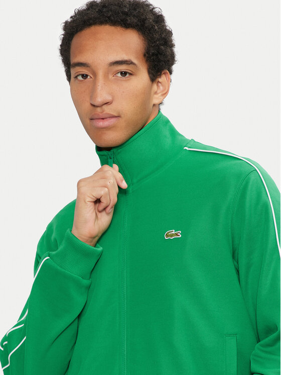 Lacoste Lacoste Majica dugih rukava SH1457 Zelena Regular Fit