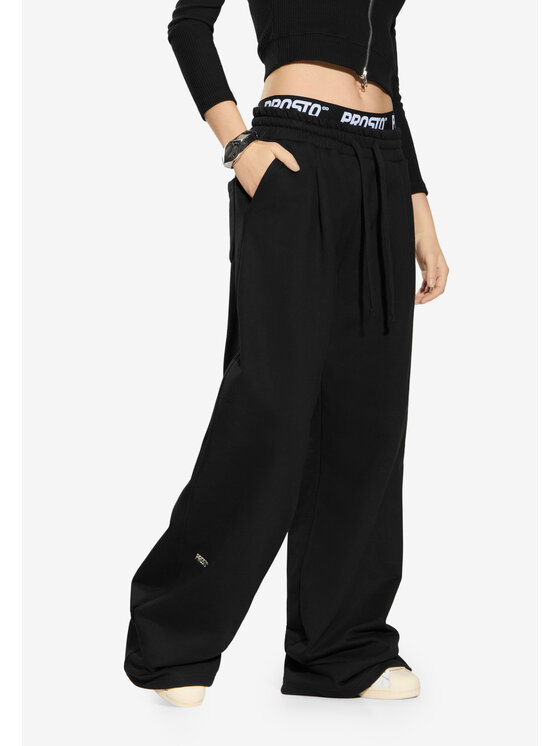 PROSTO. PROSTO. Jeansy Oversized Czarny Loose Fit