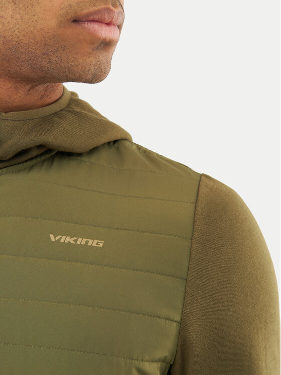 Viking Viking Kurtka przejściowa Bamboo Creek Hoodie Man 750/25/4567 Zielony Regular Fit