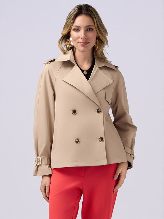 Oltre Oltre Cappotto 0059J000098N002 Écru Over Fit