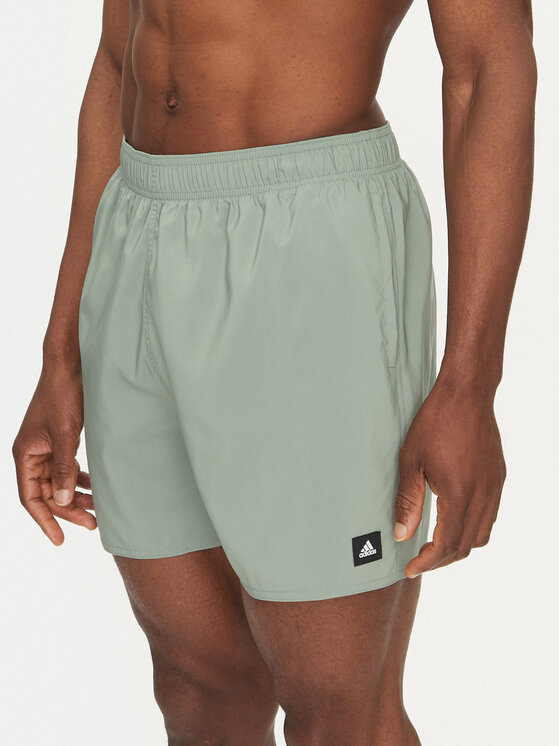 adidas adidas Plaukimo šortai Solid CLX JC9920 Žalia Regular Fit
