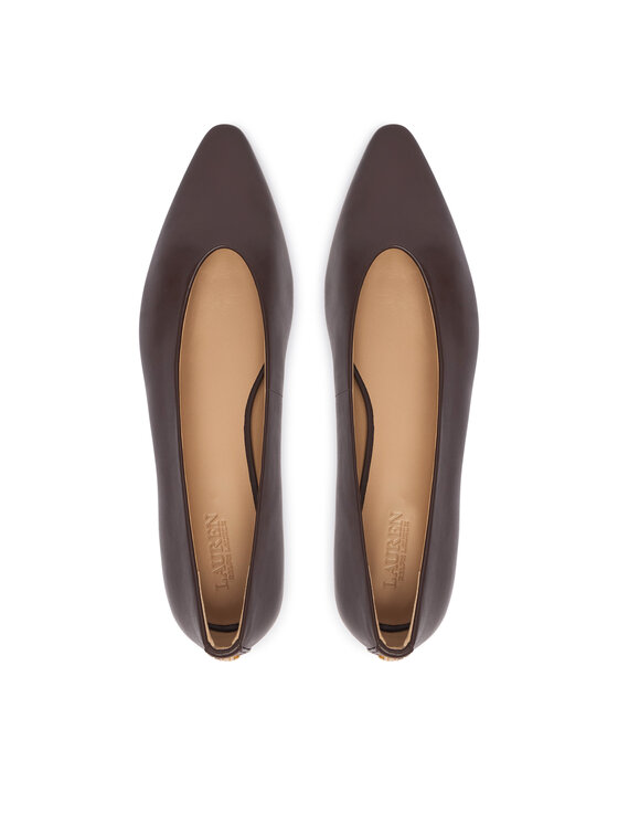 LAUREN RALPH LAUREN LAUREN RALPH LAUREN Balerinos Audri 802P18411005 Tamsiai ruda
