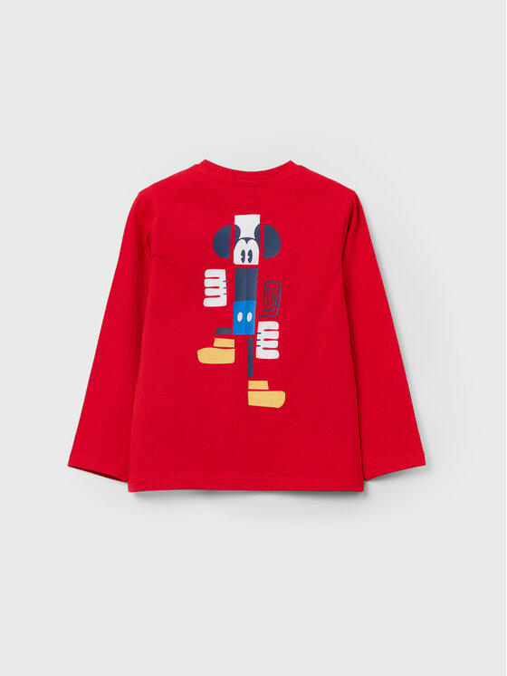 OVS OVS Bluza DISNEY 1607651 Rdeča Regular Fit