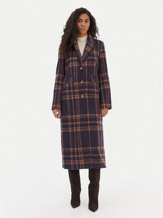 ONLY ONLY Демісезонний плащ Coris 15355210 Фіолетовий Regular Fit