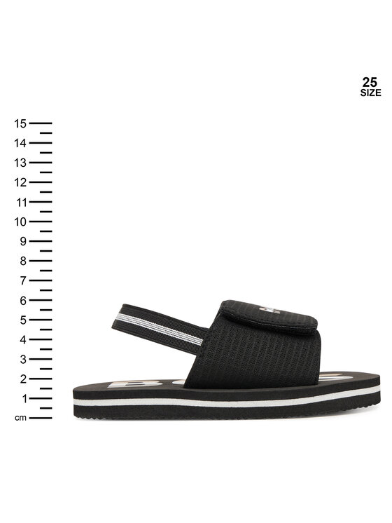 BOSS BOSS Sandále J53242 S Čierna