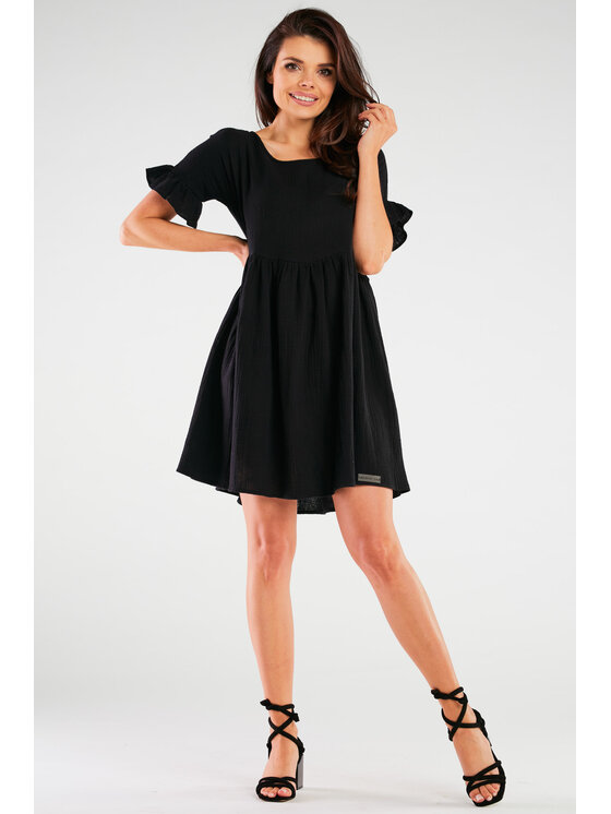 Infinite You Infinite You Sukienka M260 Czarny Basic Fit