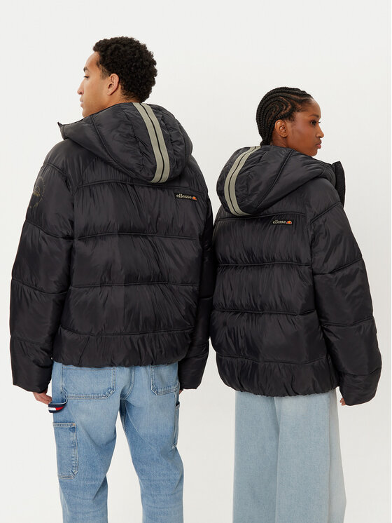 Ellesse Ellesse Dūnu jaka Unisex Helsinki SHX21060 Melns Relaxed Fit